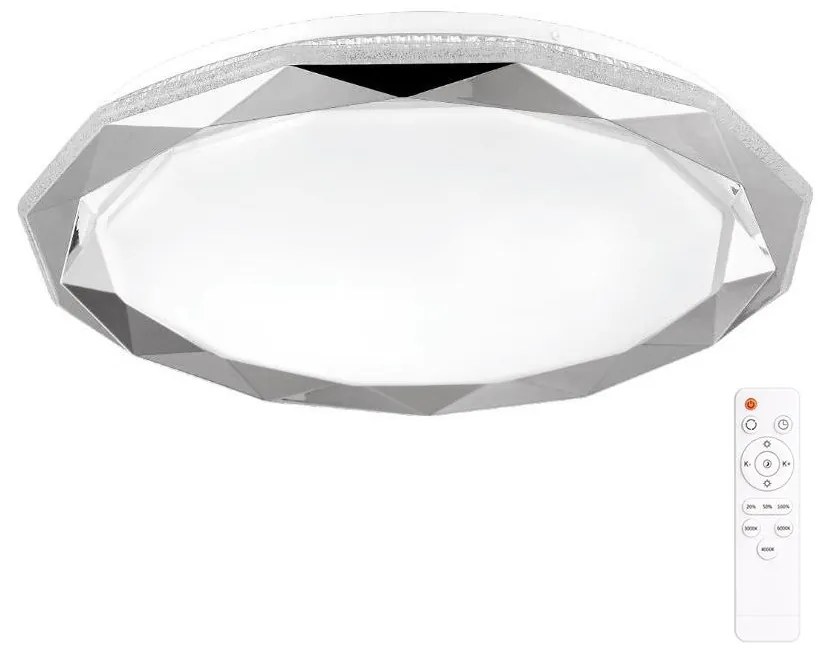 Polux LED Stmievateľné stropné svietidlo GLOSSY 2xLED/36W/230V + DO SA1356