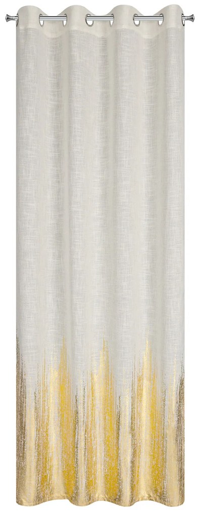 ZATEMŇOVACÍ ZÁVES NA KRÚŽKOCH IMANI 135X250 CM VZOROVANÁ