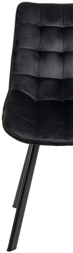 Noela Zamatová jedálenská stolička BELLA čierna