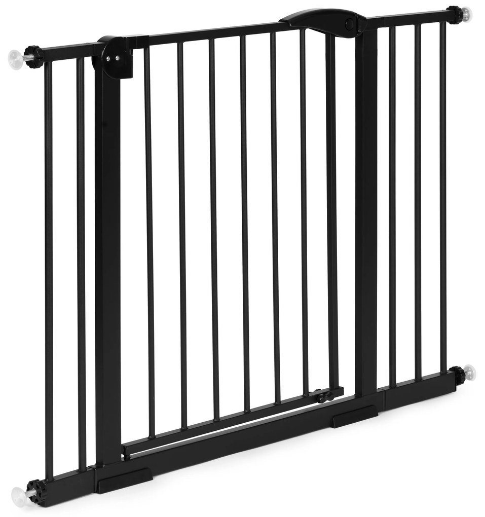 Bezpečnostná zábrana 74-105 cm na schody, čierna ECOTOYS