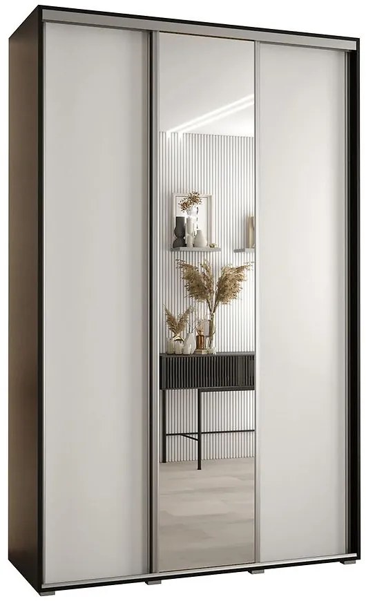 Skriňa 45 Canaris 3 150 čierna/biela/silver