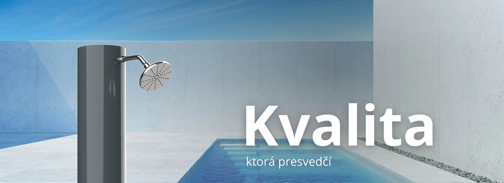 Solárna sprcha DORA BALTEA N s 40L kapacitou, moderný dizajn