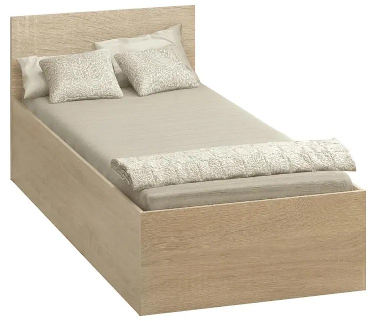 Jednolôžková posteľ 90 cm Discutibles (dub sonoma) (s roštom) (s úl. priestorom). Vlastná spoľahlivá doprava až k Vám domov. 1116312