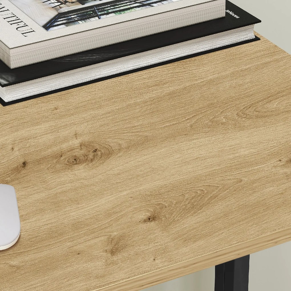 Písací stôl ZARIMO skladací 80x40 cm, dub artisan