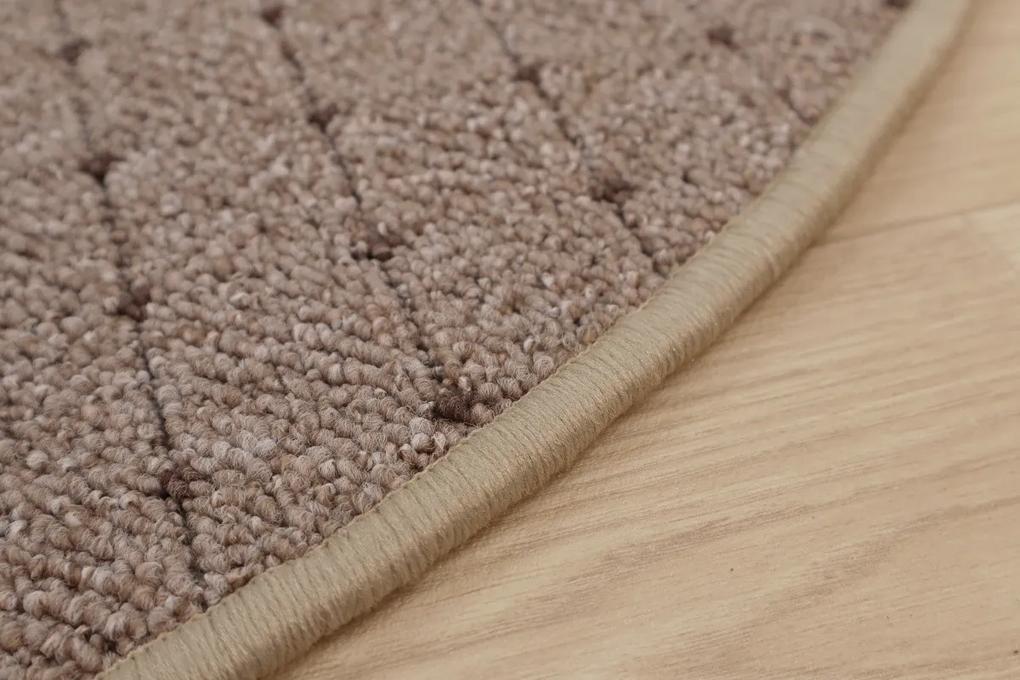 Condor Carpets Kusový koberec Udinese béžový new kruh - 120x120 (priemer) kruh cm