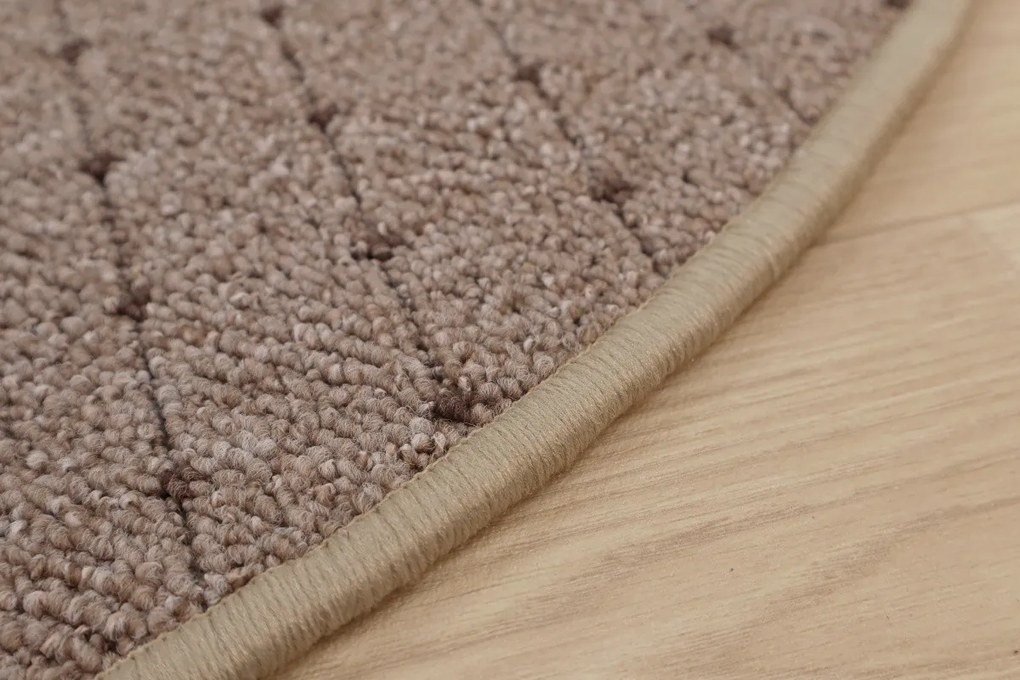 Condor Carpets Kusový koberec Udinese béžový new kruh - 400x400 (priemer) kruh cm