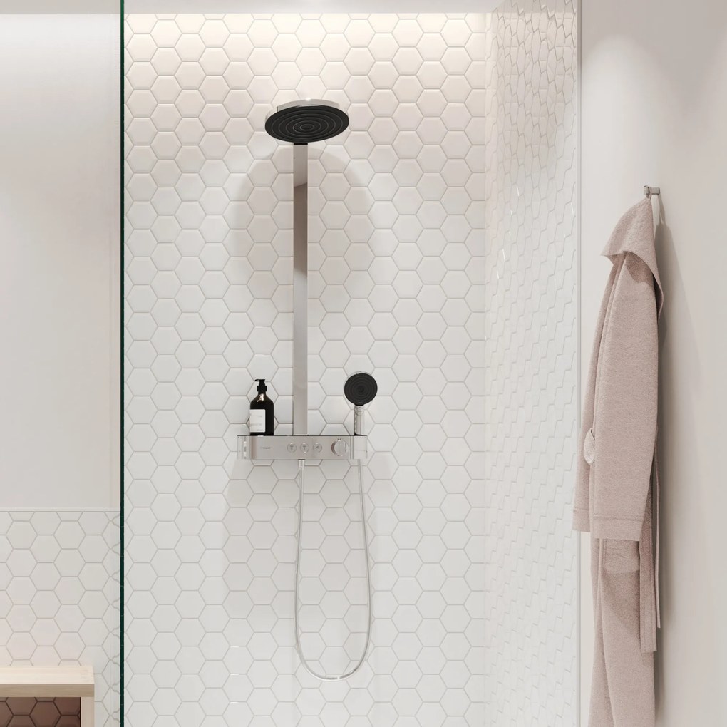 Hansgrohe Pulsify S, Showerpipe 260 2jet s termostatom ShowerTablet Select 400, chróm, HAN-24240000