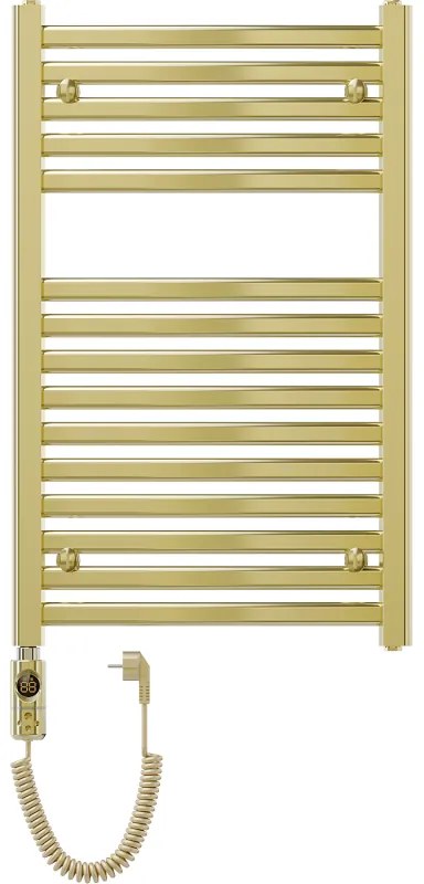 Mexen Helios, elektrické vykurovacie teleso 800 x 500 mm, 300 W, zlatá lesklá, W103-0800-500-2300-50