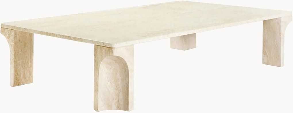 Travertínový konferenčný stolík Doric, Š 140 cm