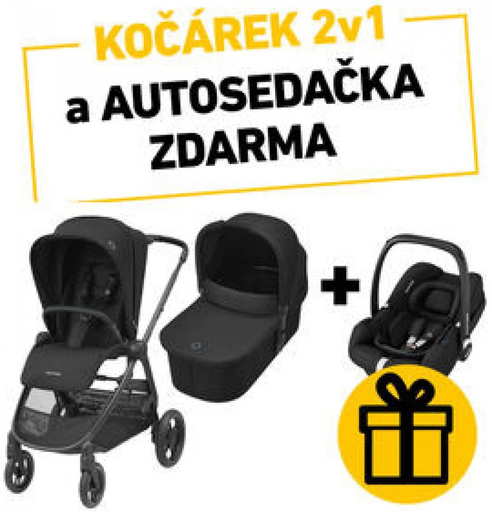 MAXI-COSI STREET+ KOČÍK ESSENTIAL BLACK