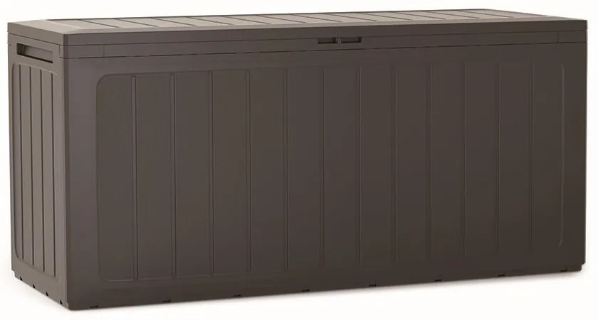 Záhradný box, 280 l, II, tmavo hnedá