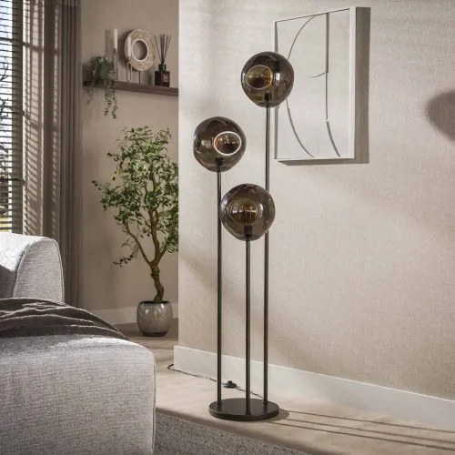Stojaca lampa 74-50A Stellar 3L Brown Glass - Komfort-nábytok