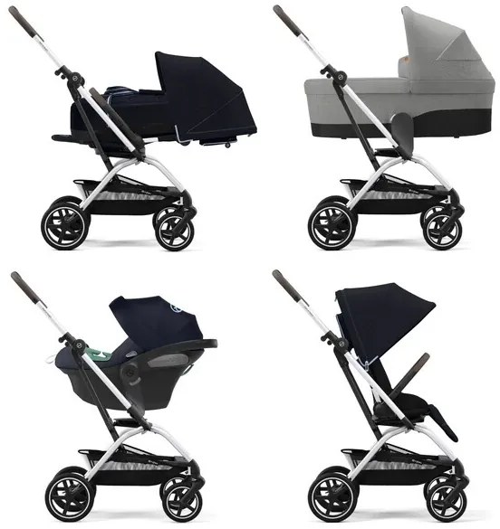 Cybex športový kočík Eezy S Twist+ 2 SILVER ocean blue