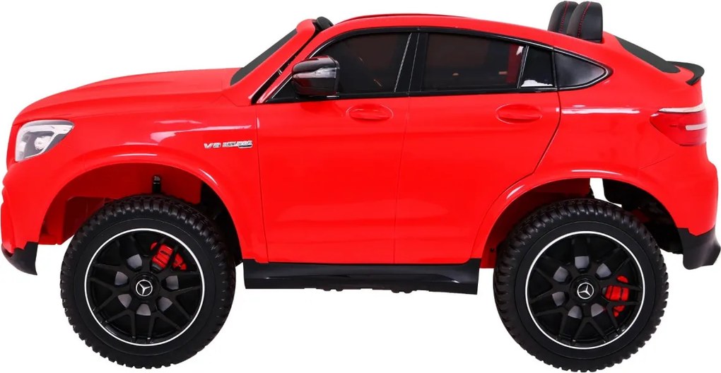 Ramiz Mercedes GLC 63S detské auto Červené SUV + pohon 4x4