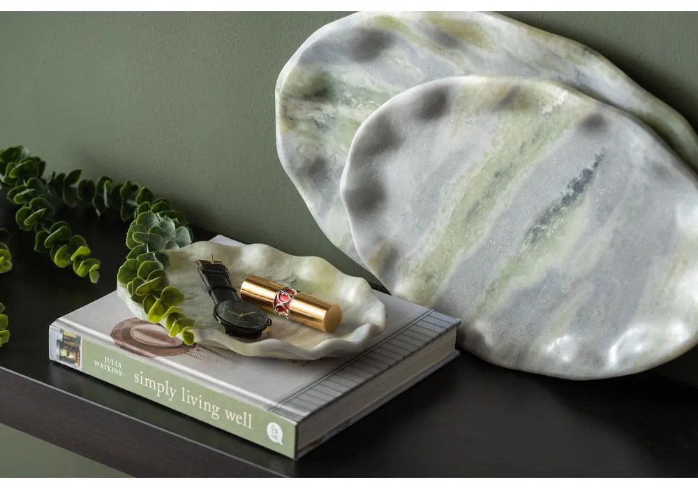 Mramorová dekoračná tácka 25x40 cm Waved – PT LIVING