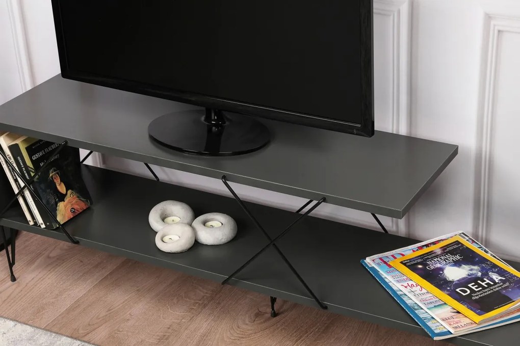 TV stolík Street 120 cm antracit