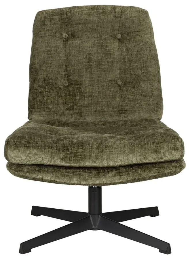 Zelené otočné kreslo Kai – White Label