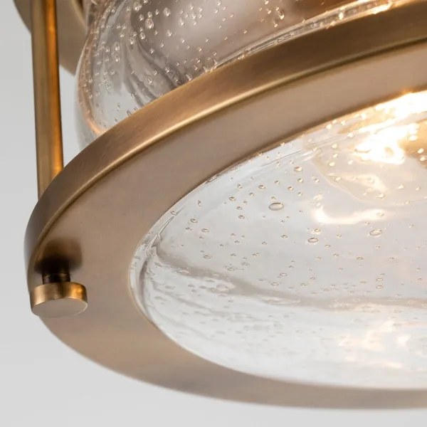 Quintiesse QN-ASHLANDBAY-F-NBR-BATH-Kúpeľňové stropné svietidlo ASHLAND 2xE27/60W/230V IP44