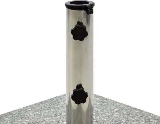 Garthen 1502 Stojan na slnečník - žula / nerezová oceľ, 50 kg