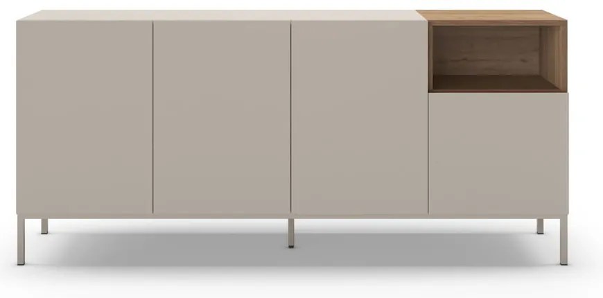 Krémová komoda 180x80 cm Cailin – Marckeric