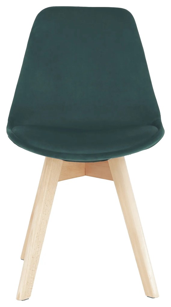 Jedálenská stolička Blanche (emerald + buk). Vlastná spoľahlivá doprava až k Vám domov. 1028822