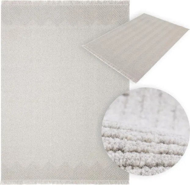 Koberec Agnella Noble Poco sivý