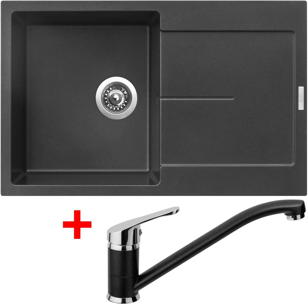 Akčný set Sinks ULTIMA 790 Metalblack + batéria PRONTO GR