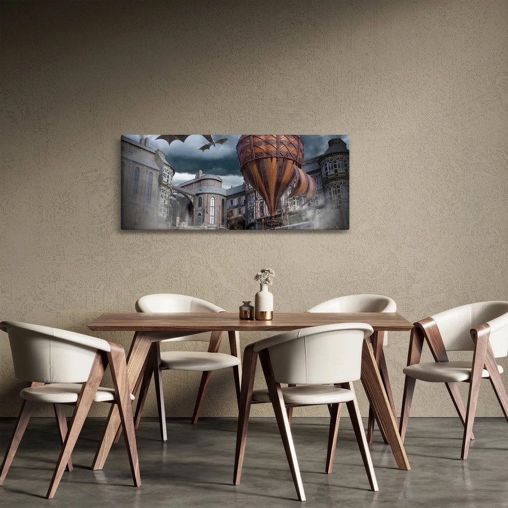 Obraz - Surrealistická krajina (120x50 cm)