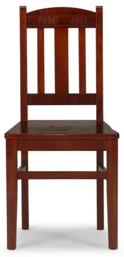 furniture-nabytek.cz - Sada 2 masívnych drevených stoličiek Catana z borovice, hnedé, lakované