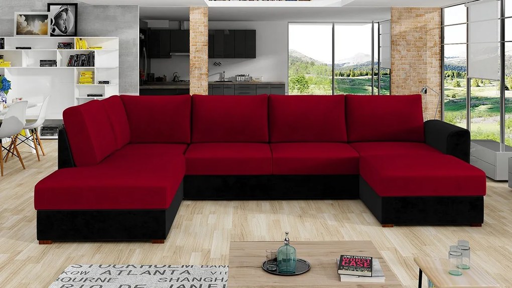 Rohová rozkladacia pohovka Astana Premium, Dostupné poťahy: Maya 11, Strana: pravá