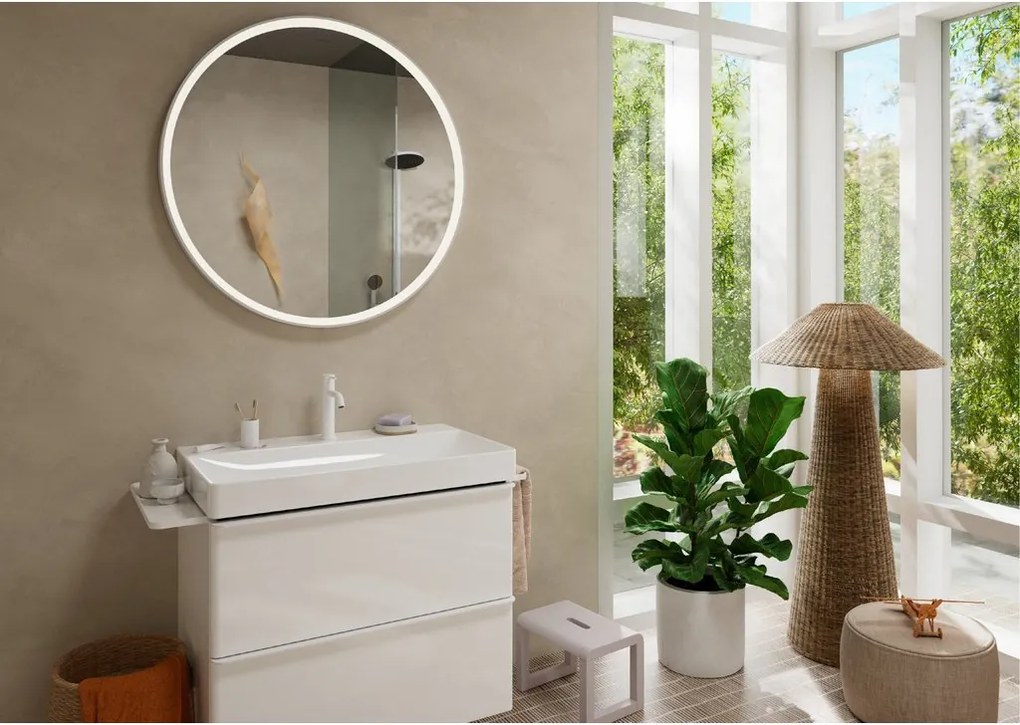 Hansgrohe Pulsify S, Showerpipe 260 1jet s termostatom ShowerTablet Select 400, biela matná, HAN-24220700