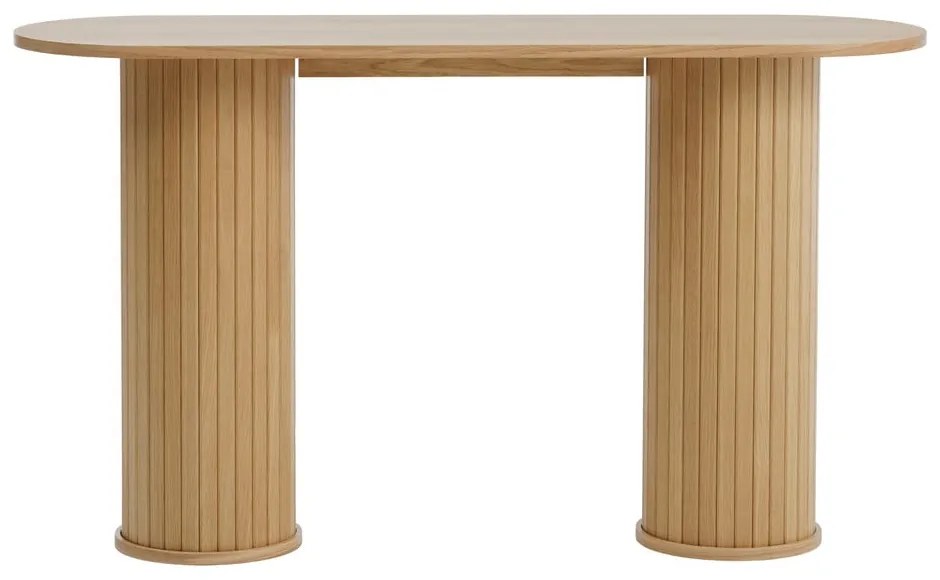 Konzolový stolík v prírodnej farbe 40x130 cm Nola – Unique Furniture