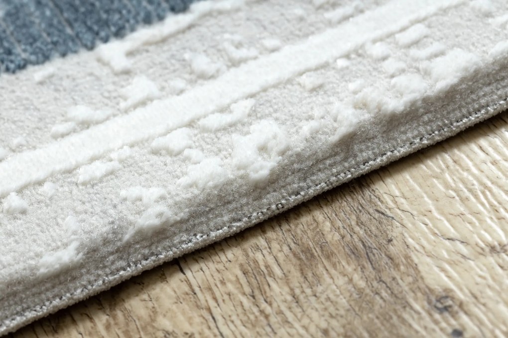 Koberec DUKE 51523 krém / modrý - Rám