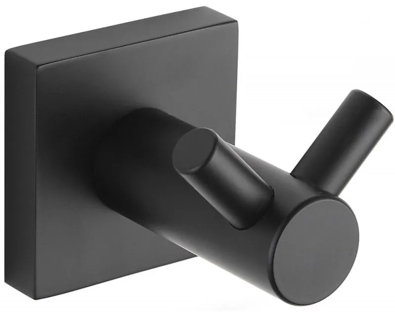 Mexen príslušenstvo, držiak na uteráky, 2-háčik, čierna, 7081835-70