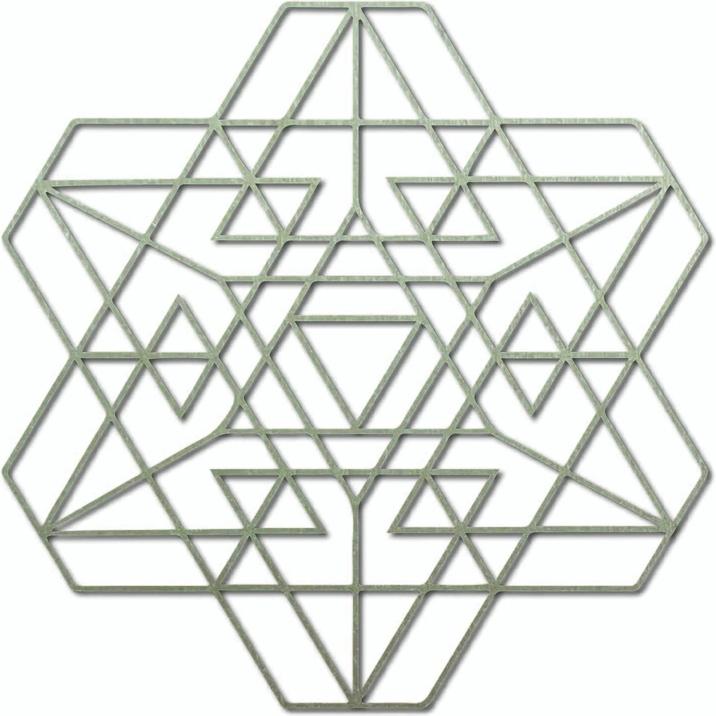 SENTOP | Stylesa Geometrický obraz na stenu z drevenej preglejky I SENTOP PR0334 preglejka