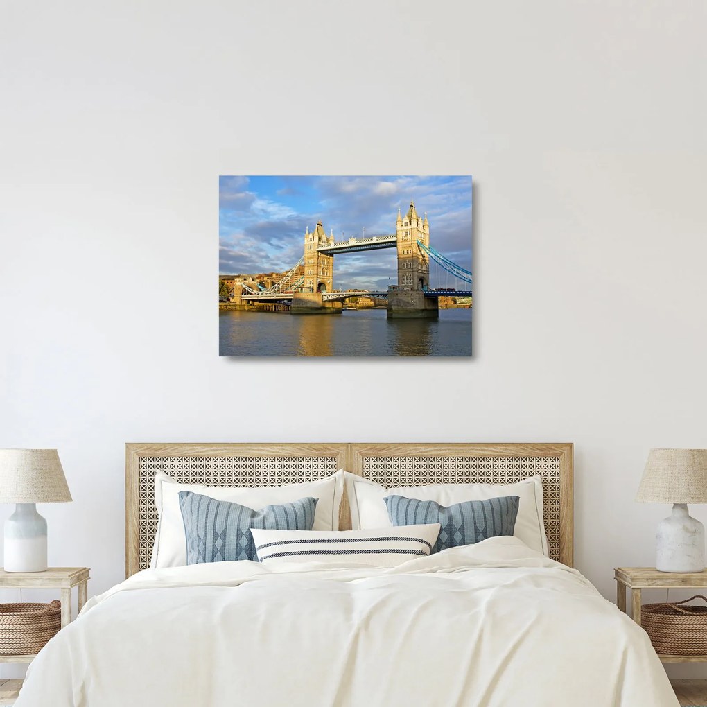 Sklenený obraz - Tower Bridge (70x50 cm)