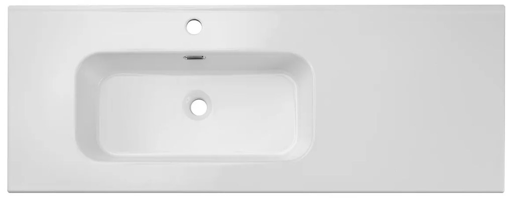 Keramické umývadlo Go 120 cm vľavo biele