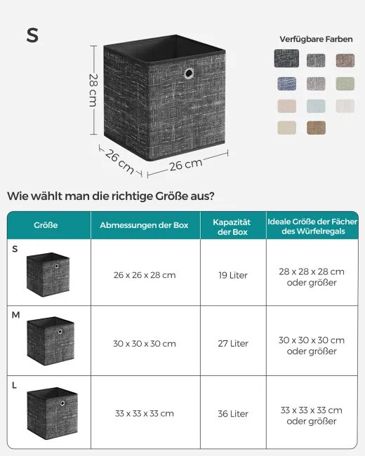 Set stohovateľných boxov RFB026B01(6 ks)