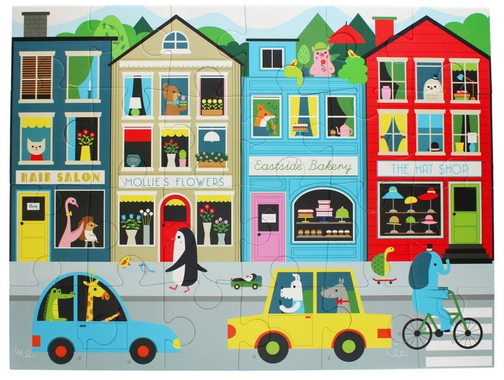 Puzzle (počet dielikov 24) On Our Street – Rex London