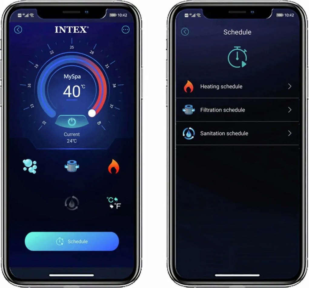 INTEX Nafukovacia vírivka štvorcová pre 4 osoby - INTEX 28446