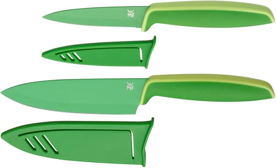 Sada 2 zelených nožov s krytom WMF Touch