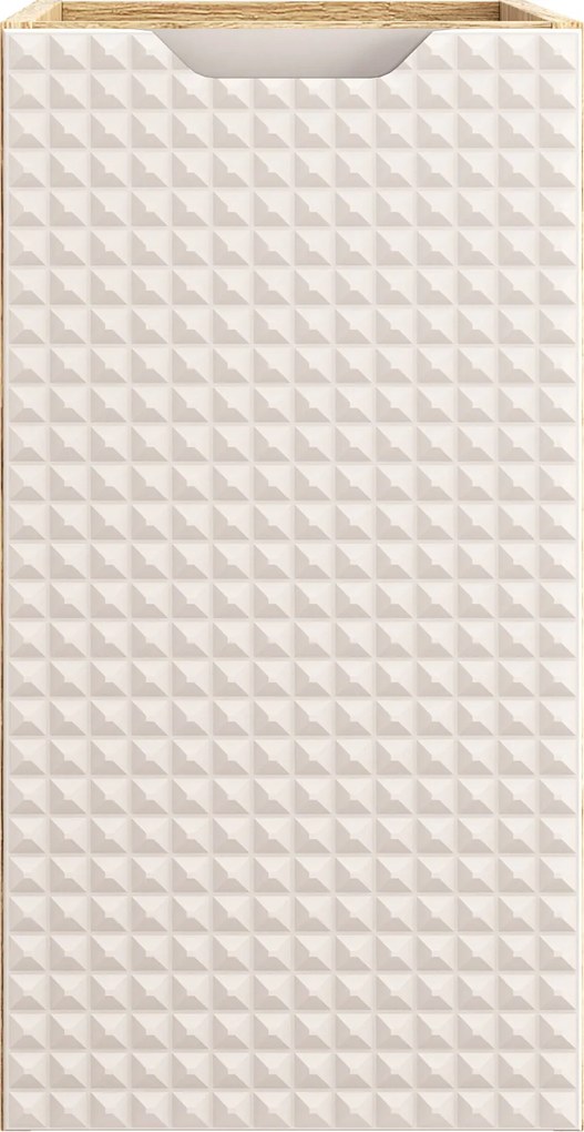 Comad Doplnková kúpeľňová skrinka nízka Luxor Beige 30 béžová/dub olejovaný