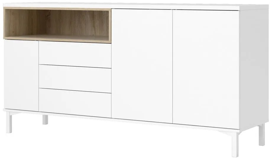 Biela komoda 176x90x49 cm Roomers – Tvilum