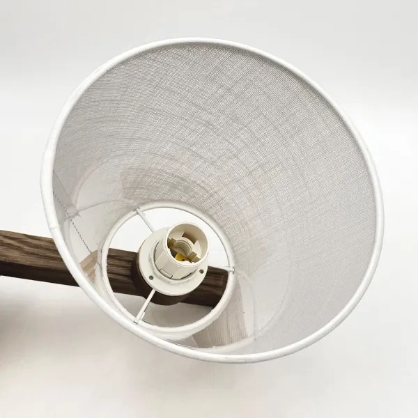 Brilagi - LED  Prisadený luster ANTHONY 3xE14/40W/230V dub orech