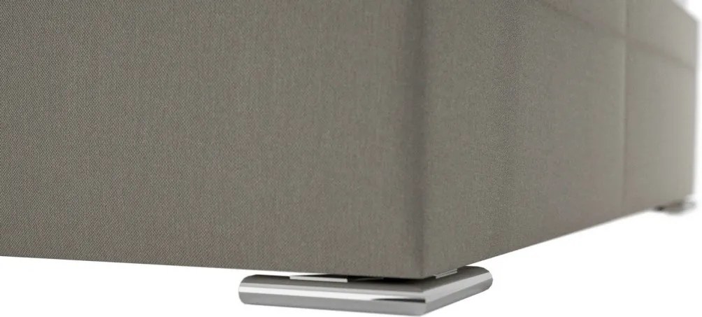 Posteľ Monte 180x200 cm, béžová tkanina