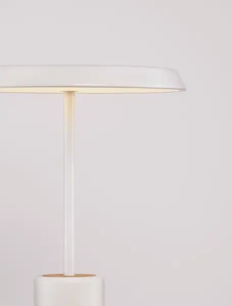 Moderná stolová lampa Ophelia Biela
