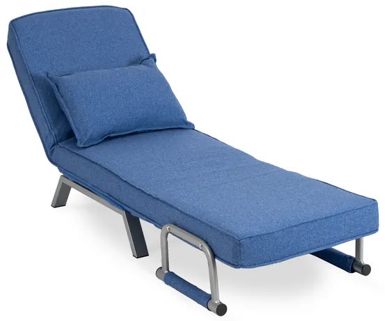 Kreslo pohovka rozkladacia PRATO modrá - vintino.sk