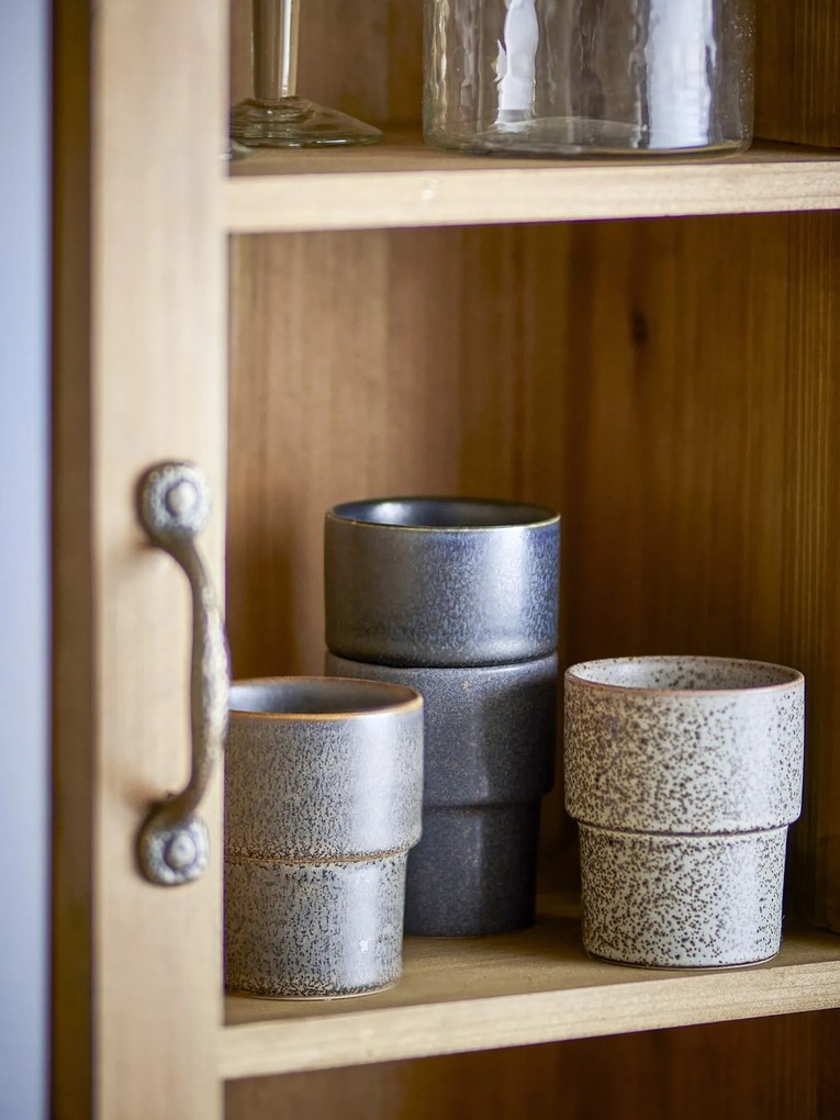 Bloomingville Hrnček Ewan Brown 150 ml – set 4 ks