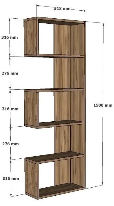 Knižnica Nebu Sapphire Oak
