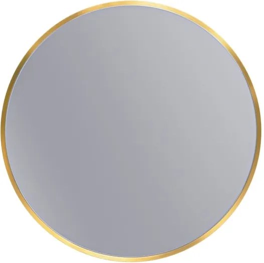 Erga Round, okrúhle zrkadlo 50cm, zlatý rám, ERG-V01-ROUND-5050-GD